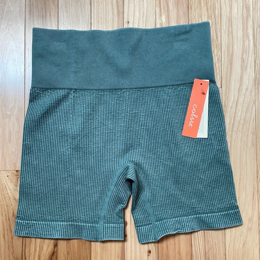 Colsie ribbed biker shorts